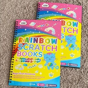 Two‎ Rainbow Scratch Books